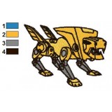Steeljaw Transformers Embroidery Design